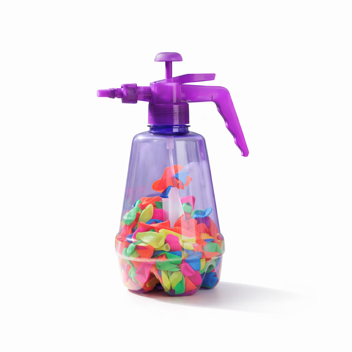 Bombitas De Agua 300 Unidades + Botella De Recarga - Color Violeta 