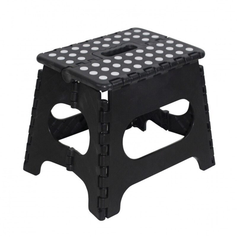 Banqueta plegable 29x22x22 NEGRO