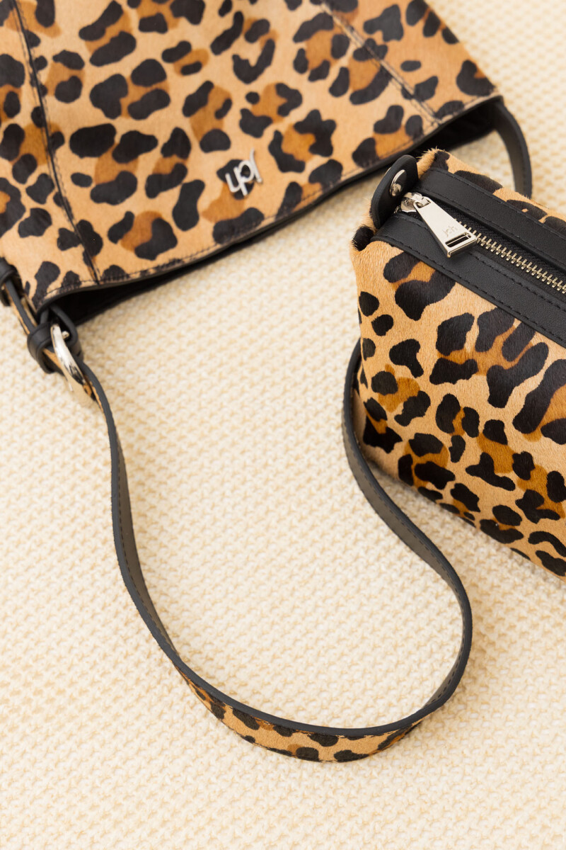 TOTE MOON SMALL WILD Leopardo
