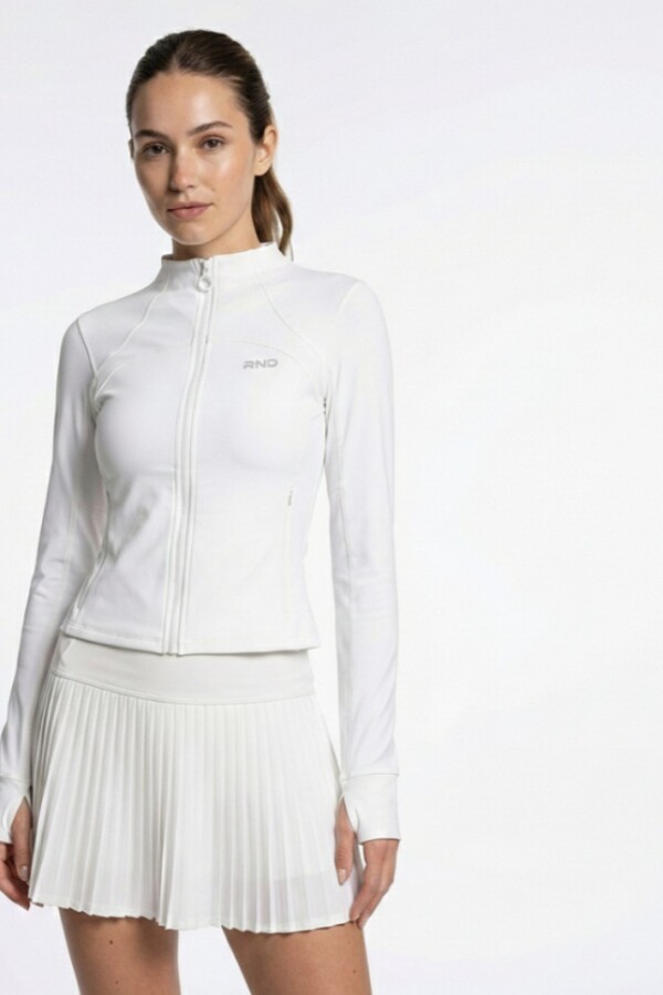 Campera de Supplex. Blanco