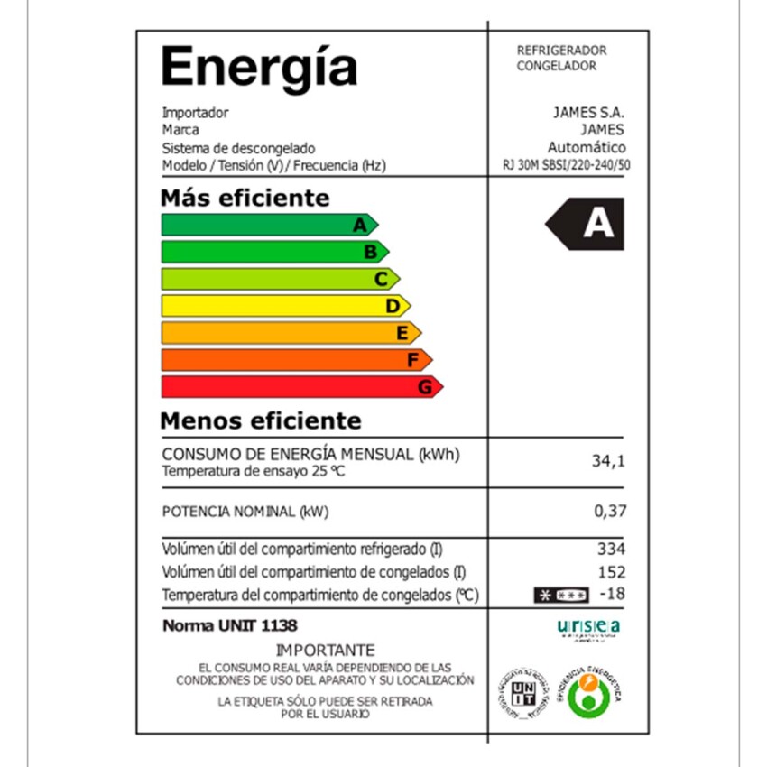 Heladera James RJ-30 SBSI inox. con dispensador Heladera James RJ-30 SBSI inox. con dispensador