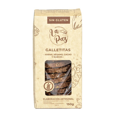 Galletas de chocolate s/gluten La Paz Galletas La Paz Chocolate S/g