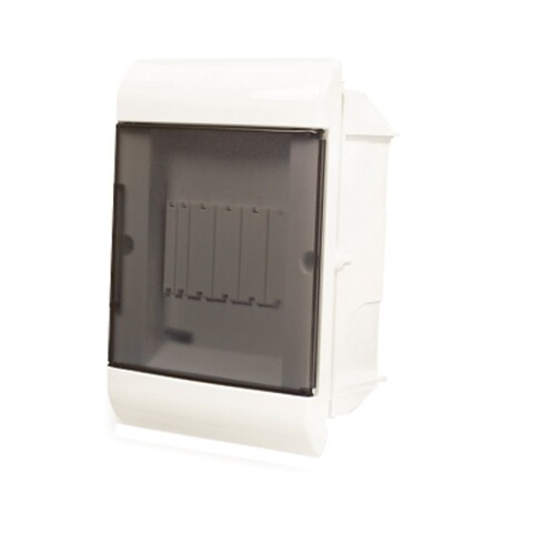 TABLERO EMB. PLASTICO DIN 5TM TRANSPARENTE TABLERO EMB. PLASTICO DIN 5TM TRANSPARENTE