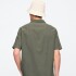 V-SS STANDARD LINEN COTTON RESORT COLLAR MESCULEN GREEN