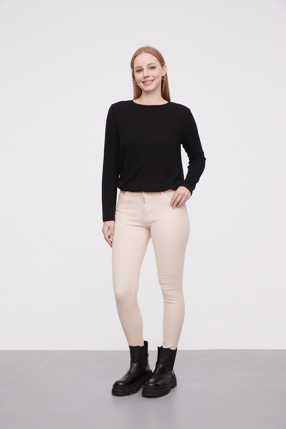 Pantalon Bardot Crema