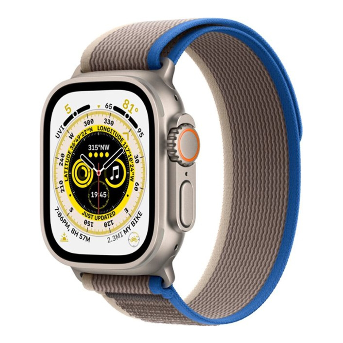 Apple - Smartwatch Apple Watch Ultra 49 Mm M/l MQFV3LE/A - MIL-STD-810H. 10ATM / IP6X. Retina Oled 