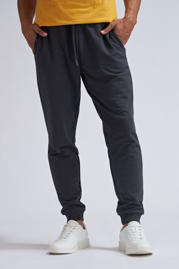 Pantalón deportivo Básico Gris Oscuro