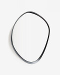 Espejo Tebel de metal negro 85 x 93,5 cm