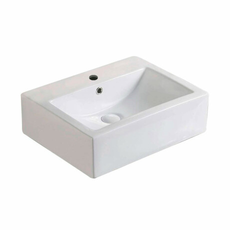 BACHA RECTANGULAR DE APOYO BLANCO 52X43X15.5 SQUAREL 000