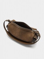 Bolso De Hombro Rectangular camel
