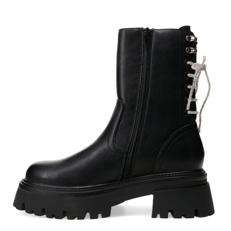 Botas de Mujer Miss Carol GIULIO con cordones strass Negro