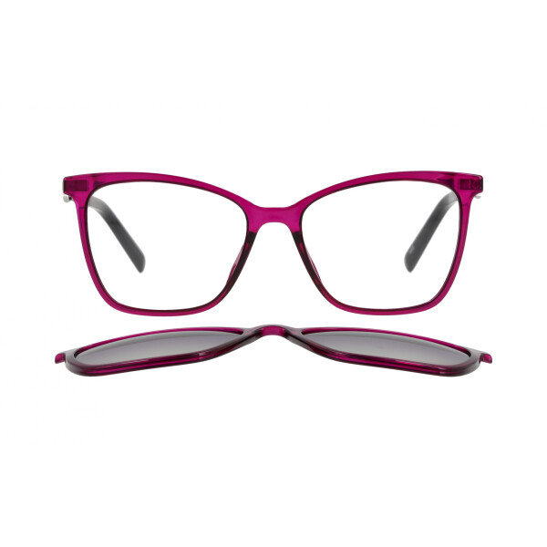 INVU Clip-On M4205C col Transp.Purple Invu Clip-on M4205c Col Transp.purple