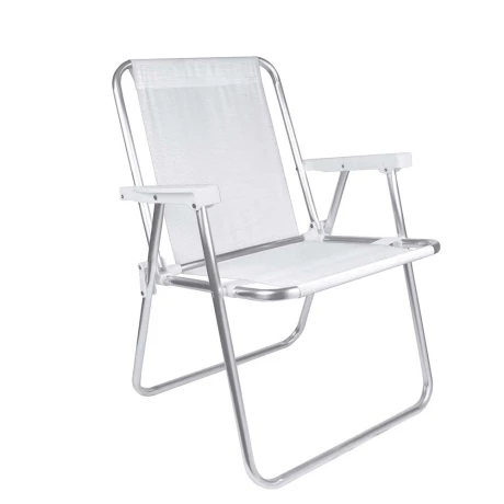 Silla alta de Aluminio Blanca MOR Silla alta de Aluminio Blanca MOR