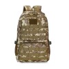 Mochila Táctica Camping 35L Bencor Militar Lona Reforzada Marron Pixeleado