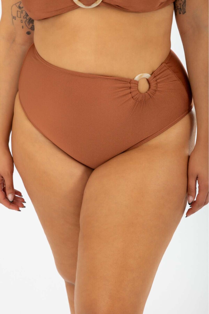 Bombacha alta peonia metal - Rojo arcilla metal 