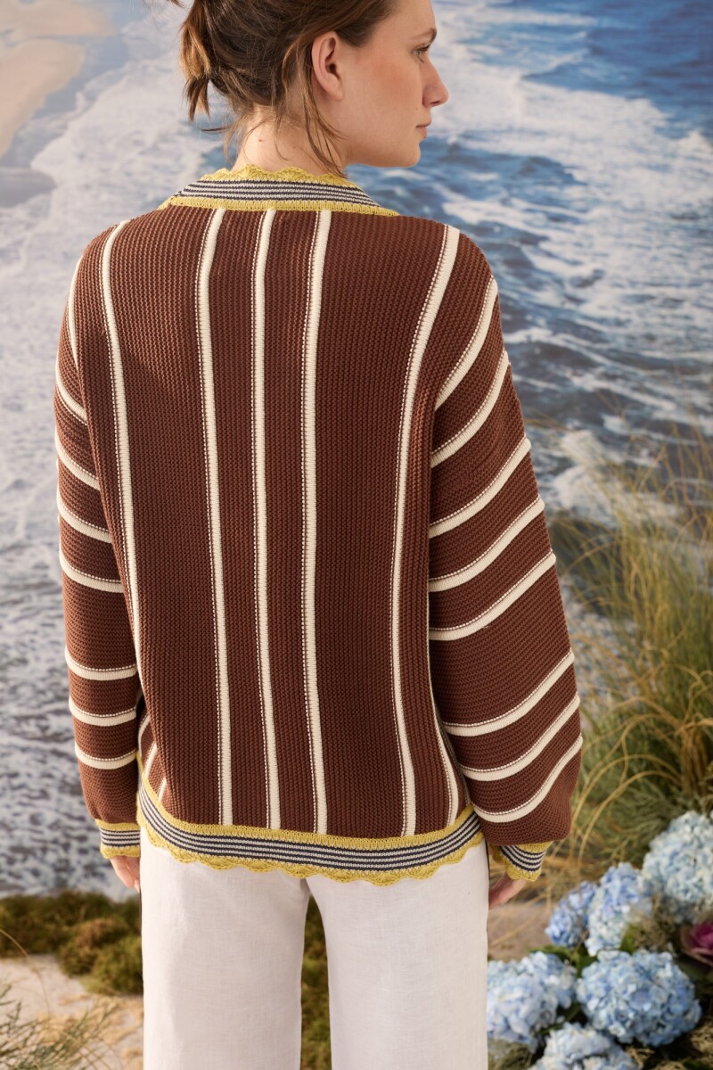CARDIGAN SUR Chocolate