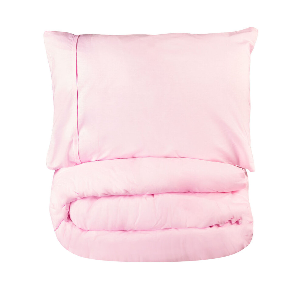 FUNDA ACOLCHADO ALGODON ROSA COTTON CLOUD PINK