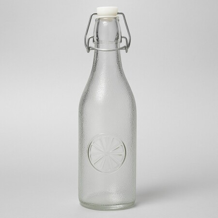 Botella De Vidrio Citrus - 1000ML - 7.5x30CM Botella De Vidrio Citrus - 1000ML - 7.5x30CM