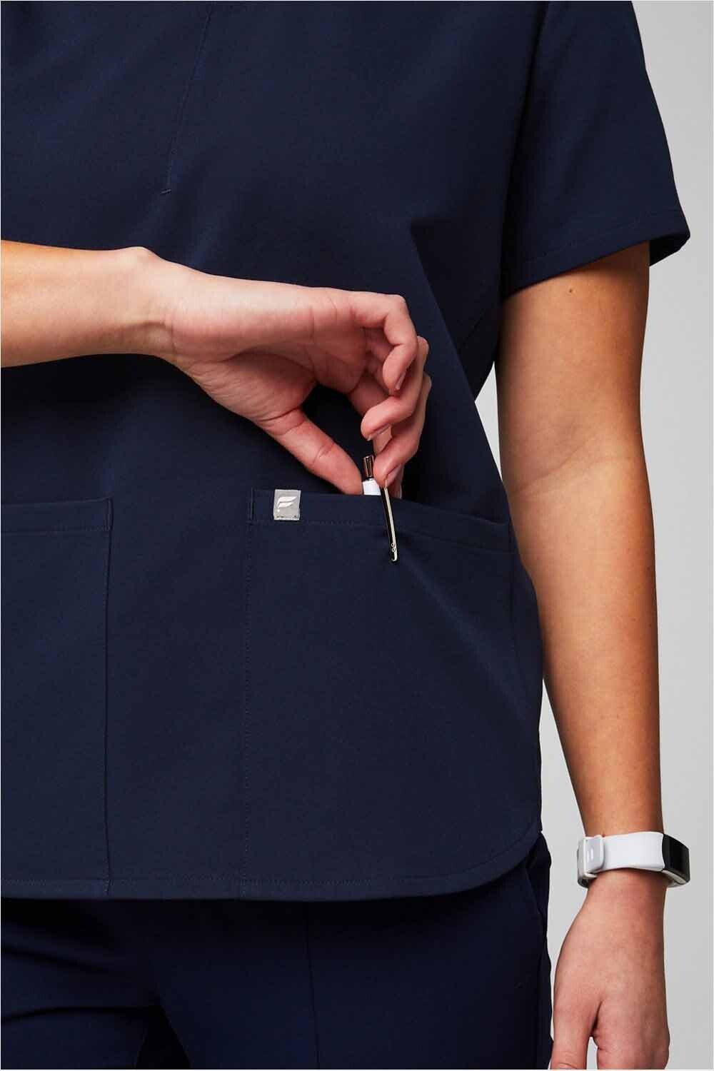 Top Method Scrub Top Mujer Navy