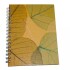 AGENDA ABEZETA 256 CLASSIC RECICLADA TAPA HOJAS VERDES Y AMARILLAS