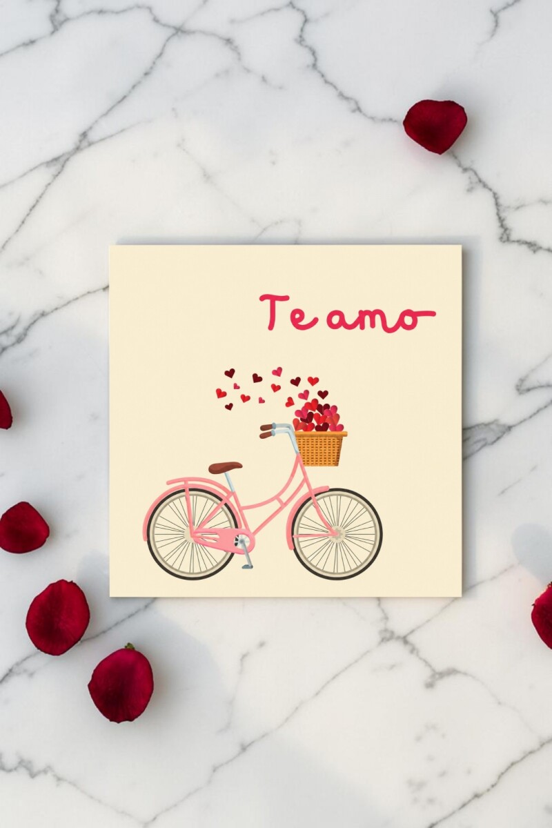 Tarjeta amor 10x10 - DISEÑO 4 