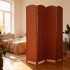 Biombo Divisor Separador Ambientes 4 Paneles Rattan 180m Rattan Imback Color Marron Cedro Biombo Divisor Separador Ambientes 4 Paneles Rattan 180m Rattan Imback Color Marron Cedro