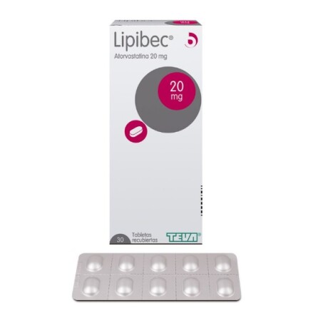 Lipibec ( Ex Atorvastatina )20 Teva 30 COM Lipibec ( Ex Atorvastatina )20 Teva 30 COM
