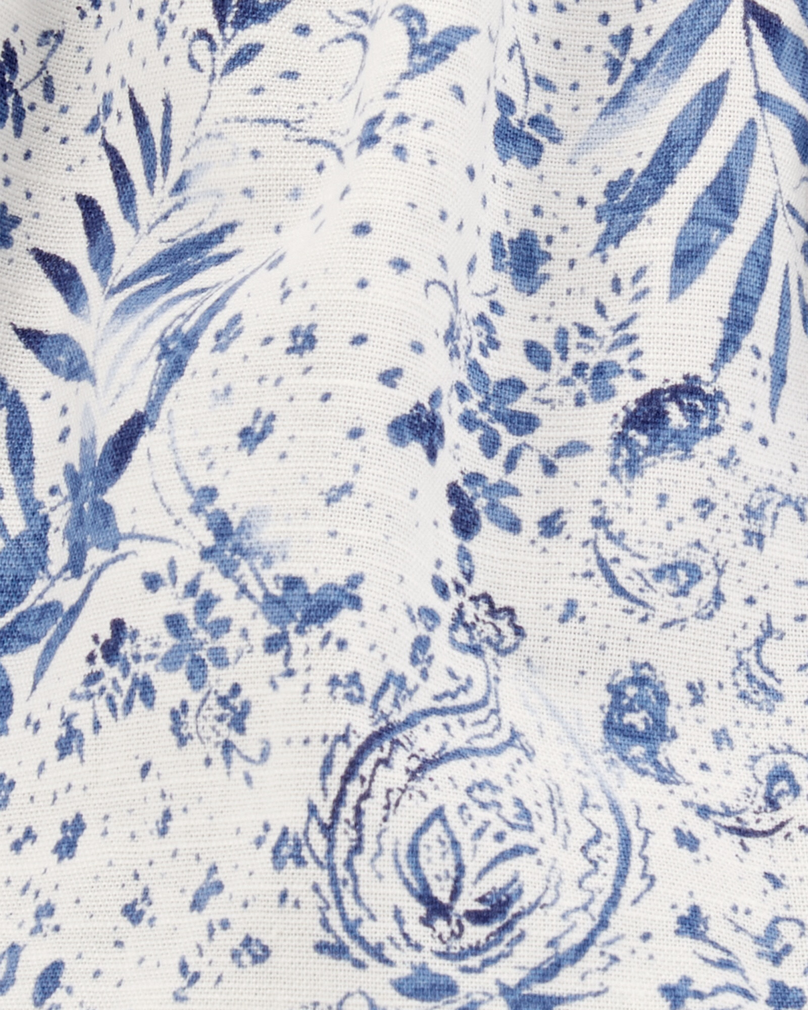 Body bombachudo de algodón, con volados y diseño floral Sin color