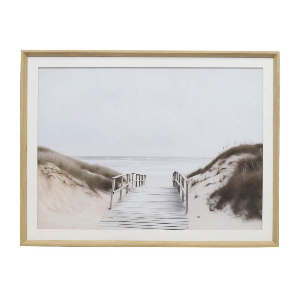 CUADRO SHORE I, 80X60, NATURAL/BEIGE PAPEL F1A252860