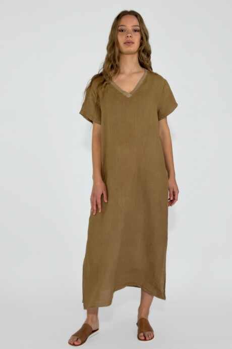 VESTIDO SCALA Camel