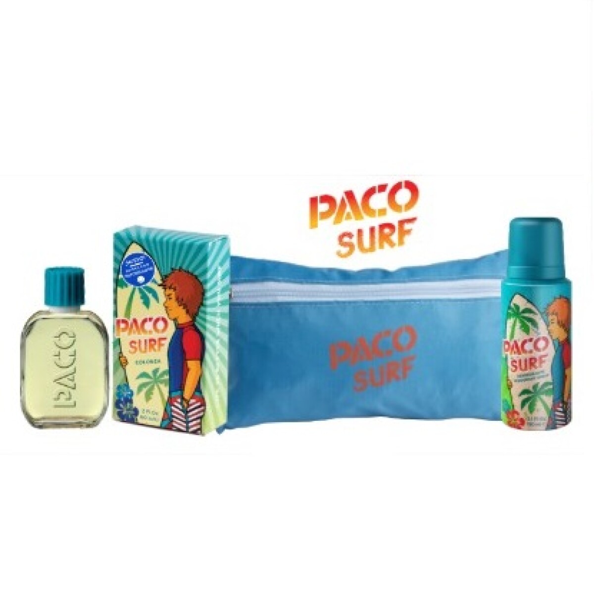 Colonia Paco Surf 60ml+desodorante Aerosol 150ml+cartuchera 