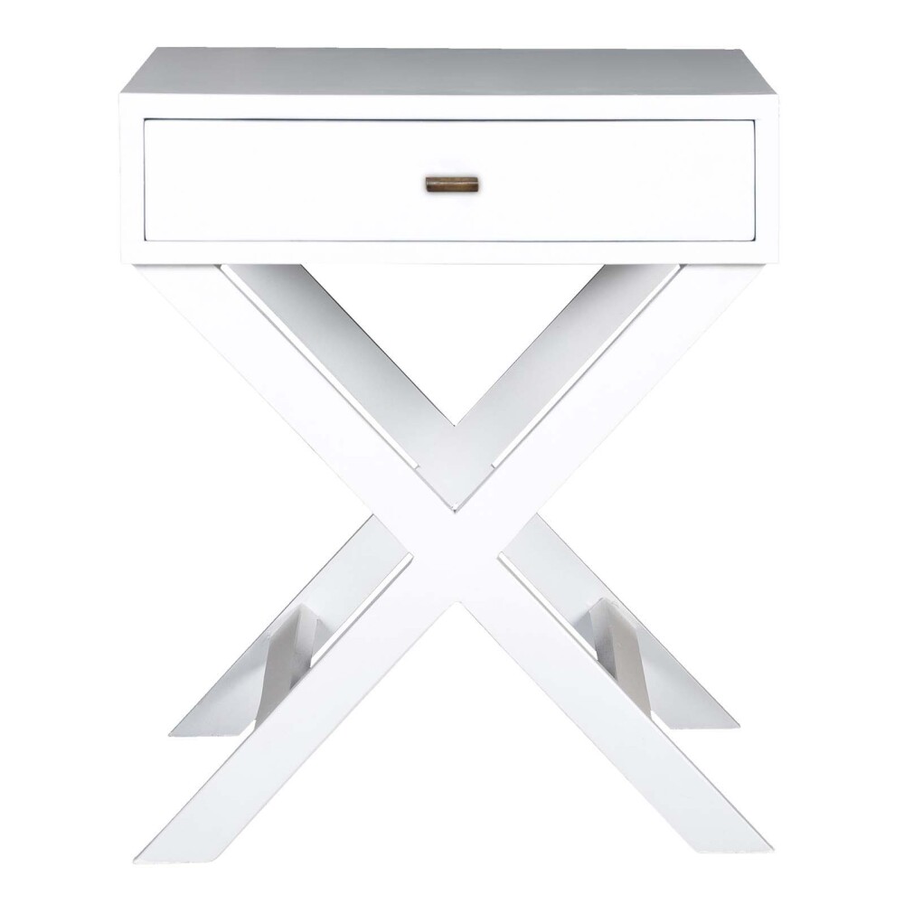 MESA DE LUZ MADERA-DE-MANGO BLANCO JUKE