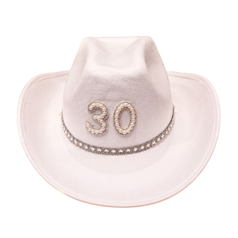 Sombrero Cowboy N°30 Blanco