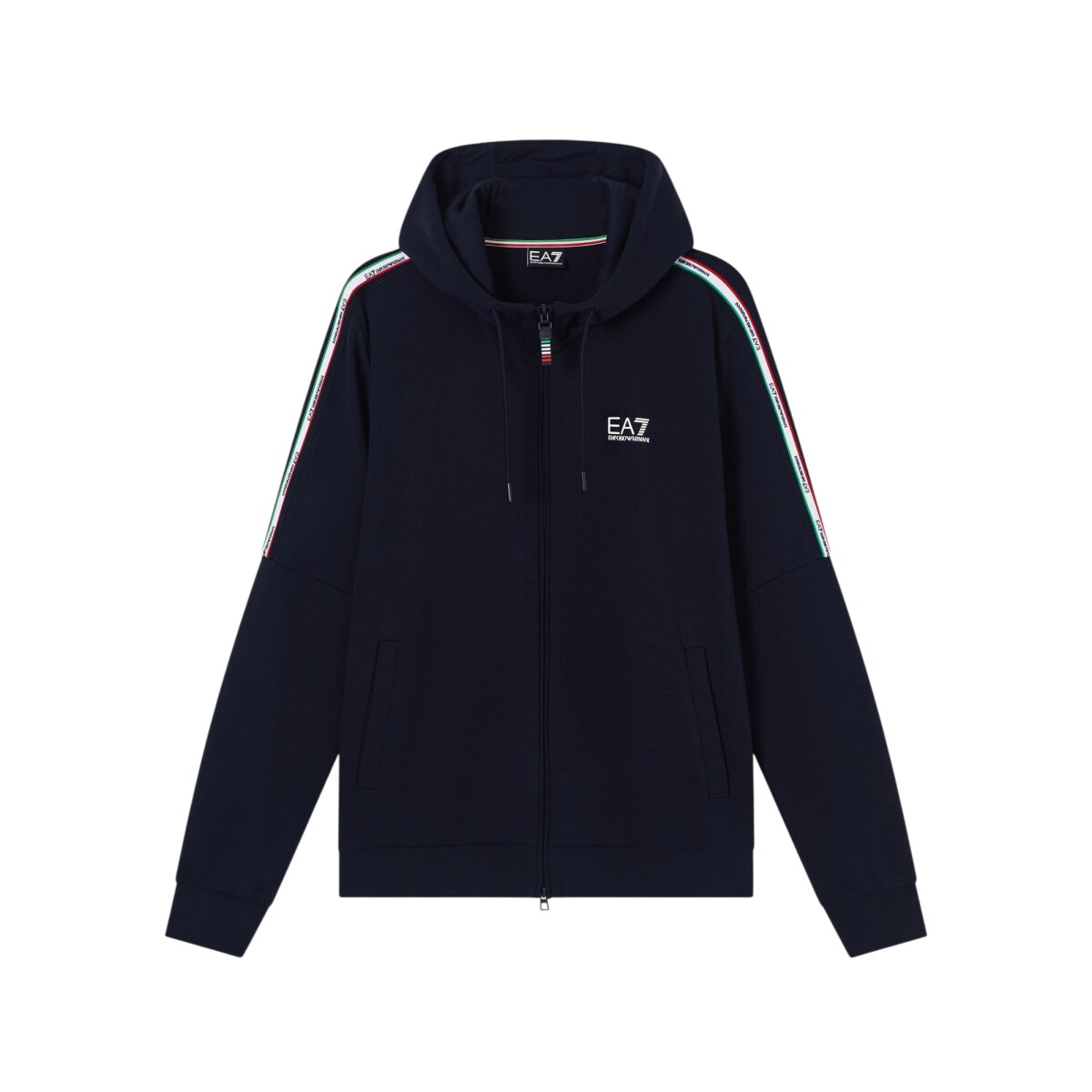 ARMANI EA7 HOODED JACKET - Blue 