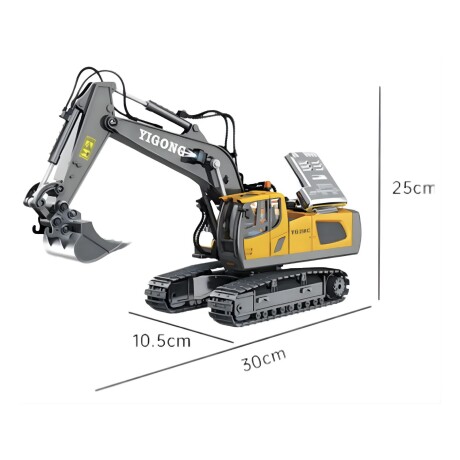 Juguete Excavadora A Control Remoto Bateria Recargable 2.4g Juguete Excavadora A Control Remoto Bateria Recargable 2.4g