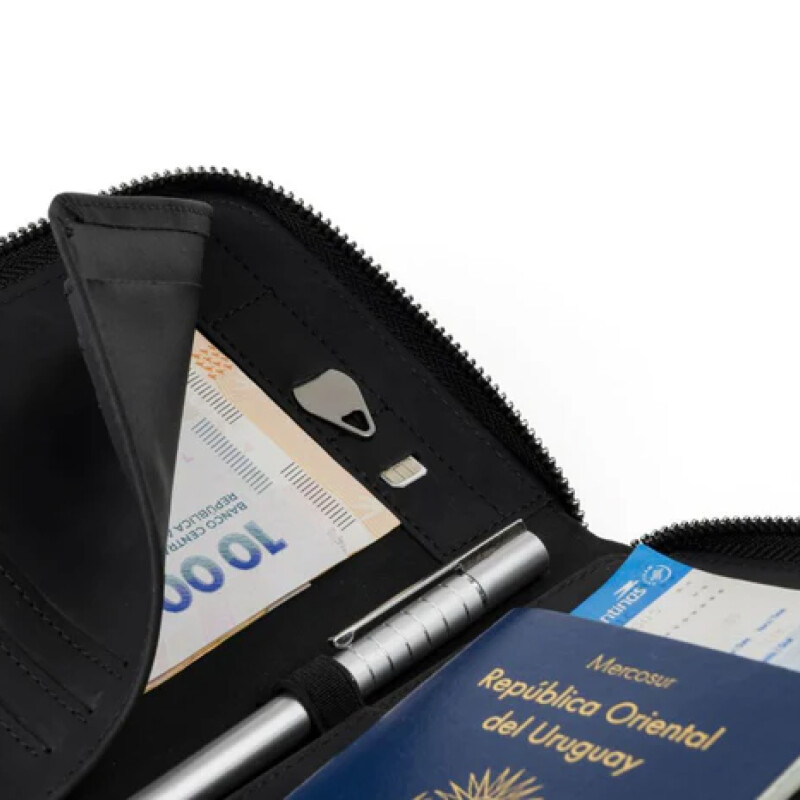 Billetera Baleine Passaport Cover - Negro Billetera Baleine Passaport Cover - Negro