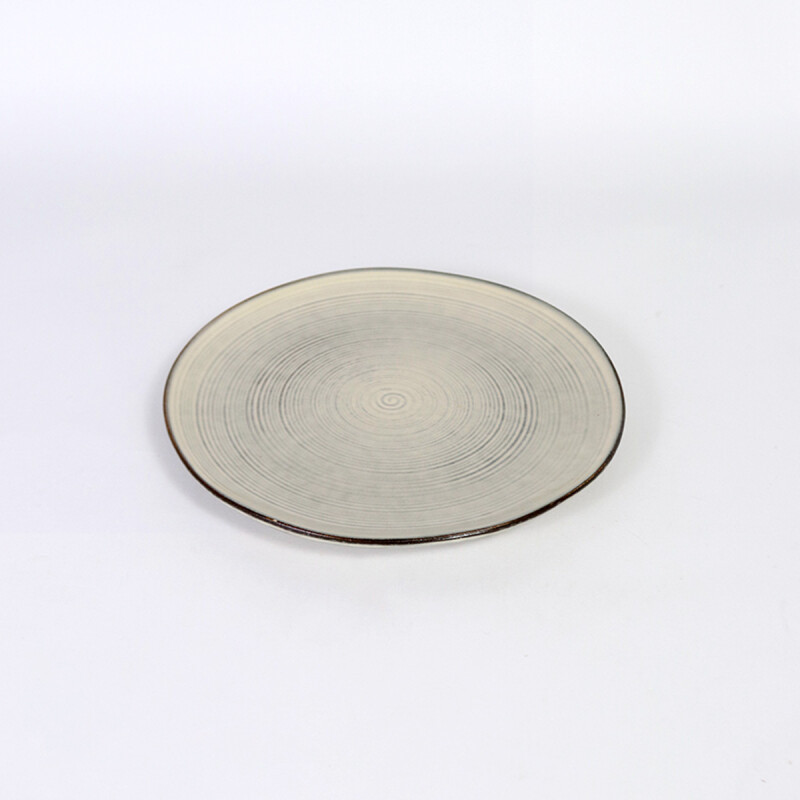 PLATO PLAYO CERAMICA GRIS COMB 26.5CM Unica