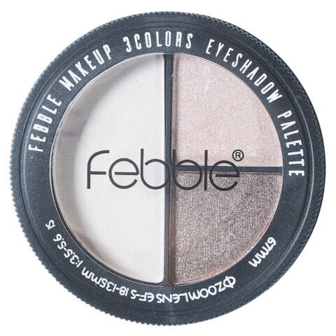 FEBBLE Set de 3 Sombras Matte y Satinadas Nude 4 Modelos Febble Set De 3 Sombras Matte Y Satinadas Nude 4 Modelos