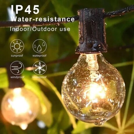 Guía de luces vintage 20 luces Pack x 2 guías Guía de luces vintage 20 luces Pack x 2 guías