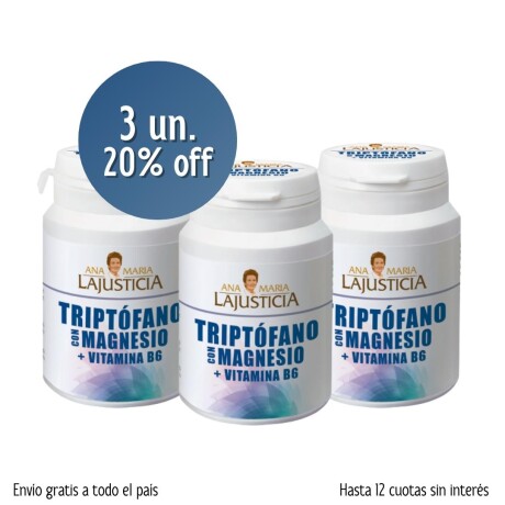 Triptófano con magnesio para el día - 3un. 20%off Triptófano con magnesio para el día - 3un. 20%off