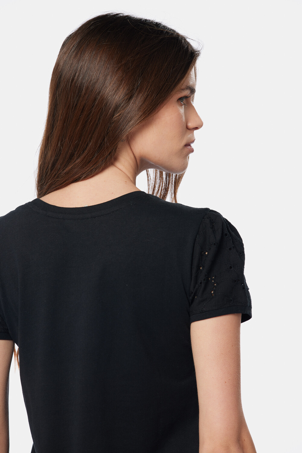 REMERA LISA Negro