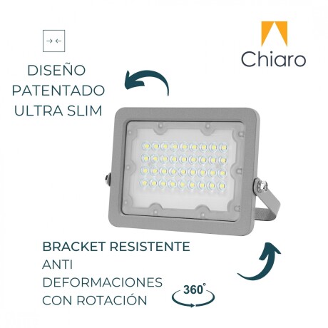 Foco Led Reflector 50w Slim Smd, Chip Led Lumileds Luz Cálida