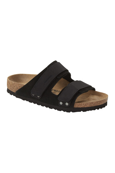 Sandalia Uji Nubuck/suede Leather - Estrecho Black