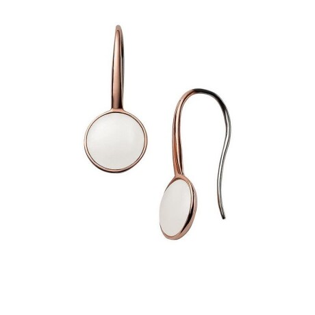 Caravanas Skagen Acero Oro Rosa 0