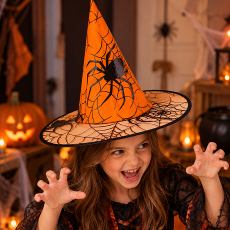 Sombrero de bruja Naranja