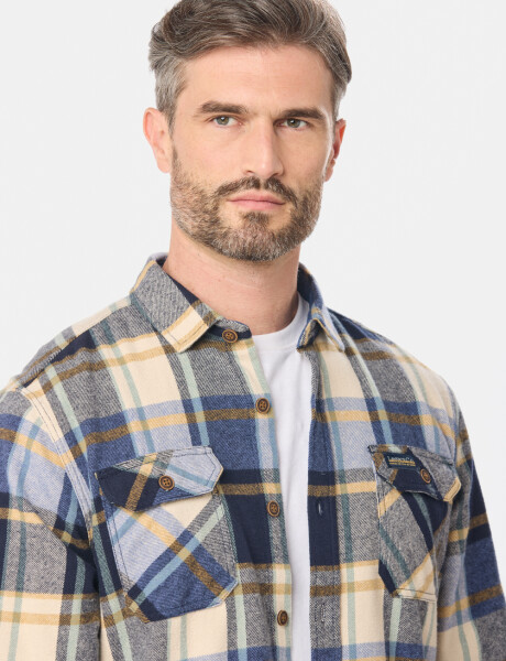 SOBRECAMISA LEÑADORA Azul