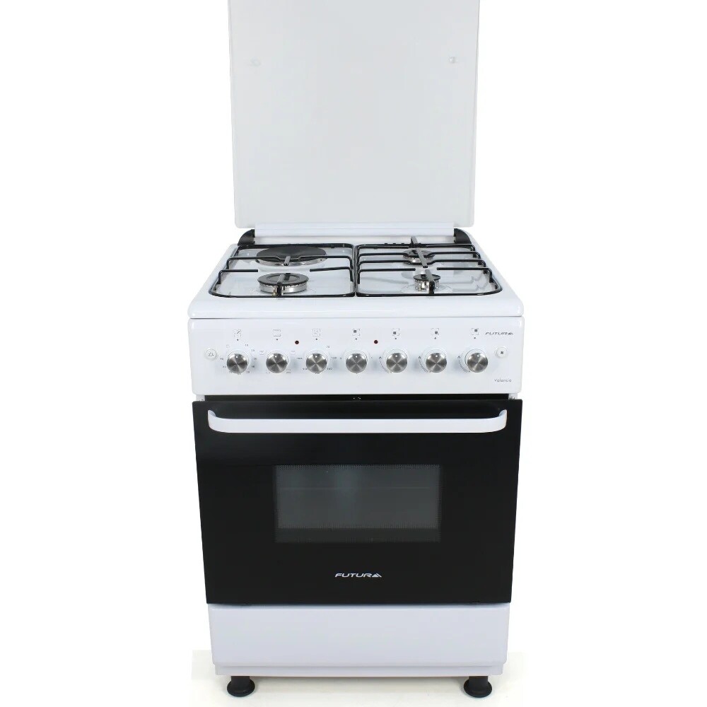 Cocina Combinada Futura Plus Valencia Fut-60cm31b Blanco