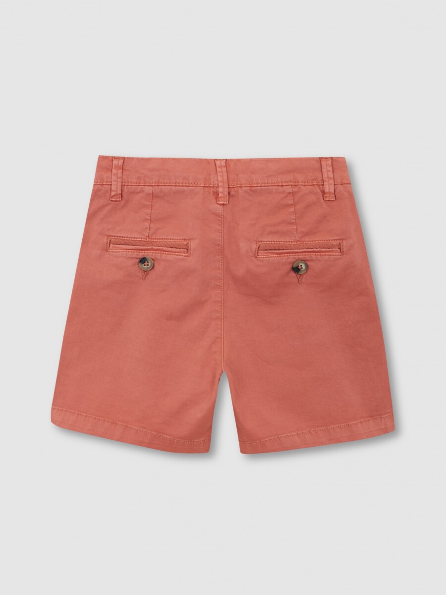 Chino Corto De Sarga Naranja