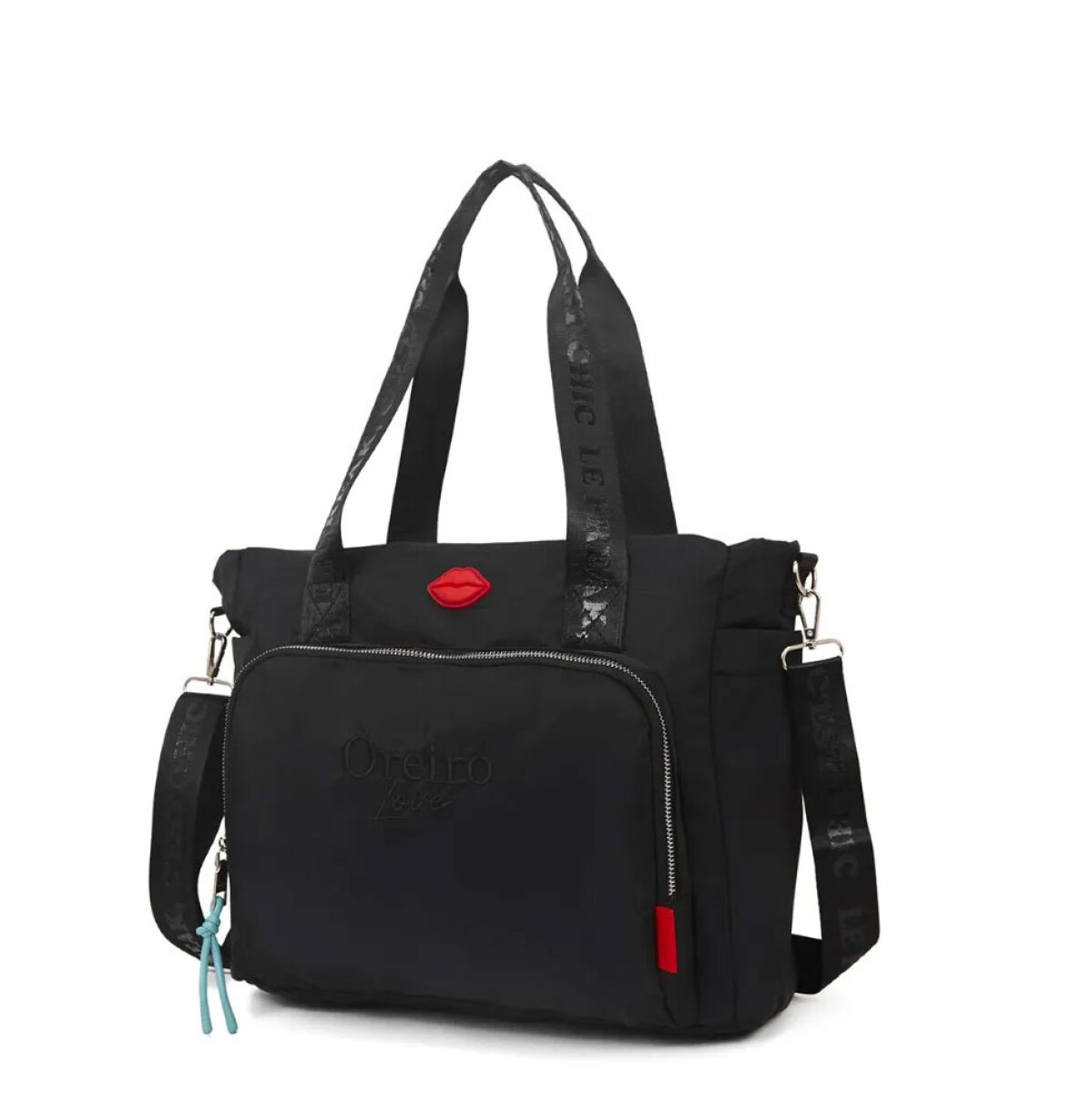 Cartera Las Oreiro Oreiro Love - Negro 