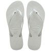 Ojotas Havaianas Slim Crystal Swarovski II Blanco